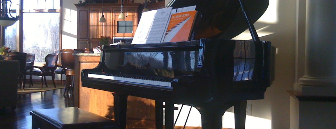 piano in a home