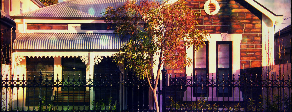 house with effects